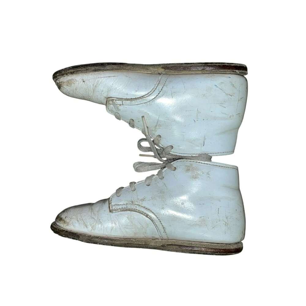 Vintage Buster Brown Walking Shoes 5/6? Used White *Lots of Wear - Picture 14 of 16